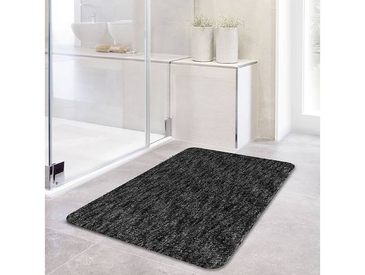 Tapis de bain Touchme 50 x 80cm Noir/Anthracite