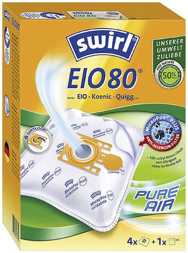 Swirl EIO80 AirSpace Staubsaugerbeutel 4St.