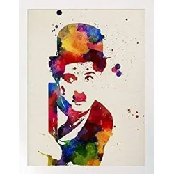 POSTER Charlie Chaplin A4 Rahmenlos
