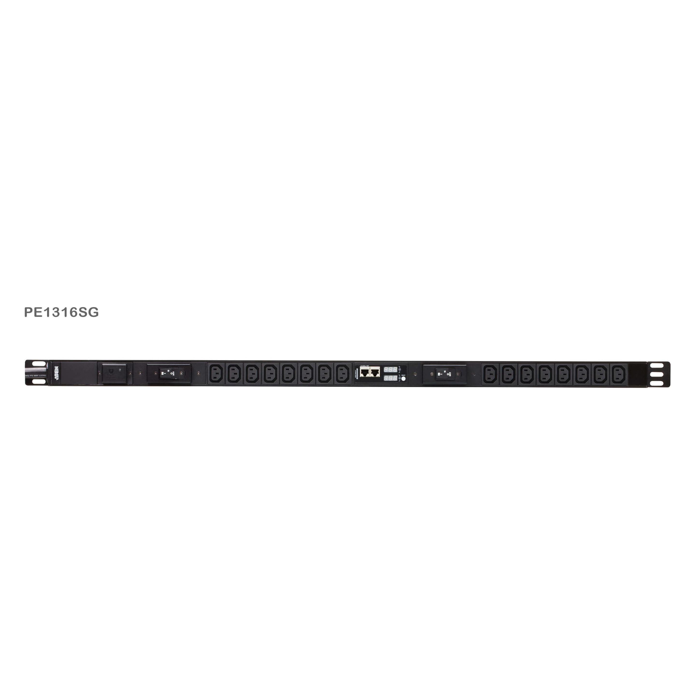 Aten PE1316SG 0U Basis PDU mit Messfunktion und Überspannungsschutz (PE1316SG-AT)
