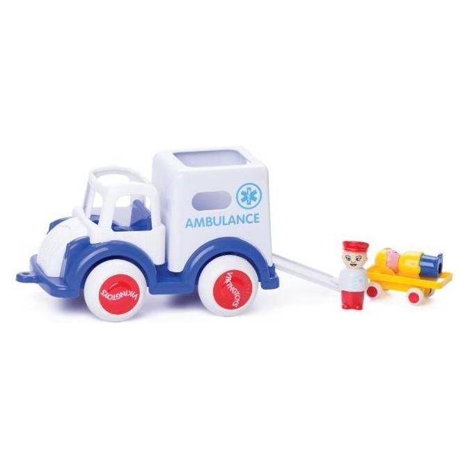 Viking Toys Auto Jumbo ambulance with figures P.6 (045-1257) (045-1257)