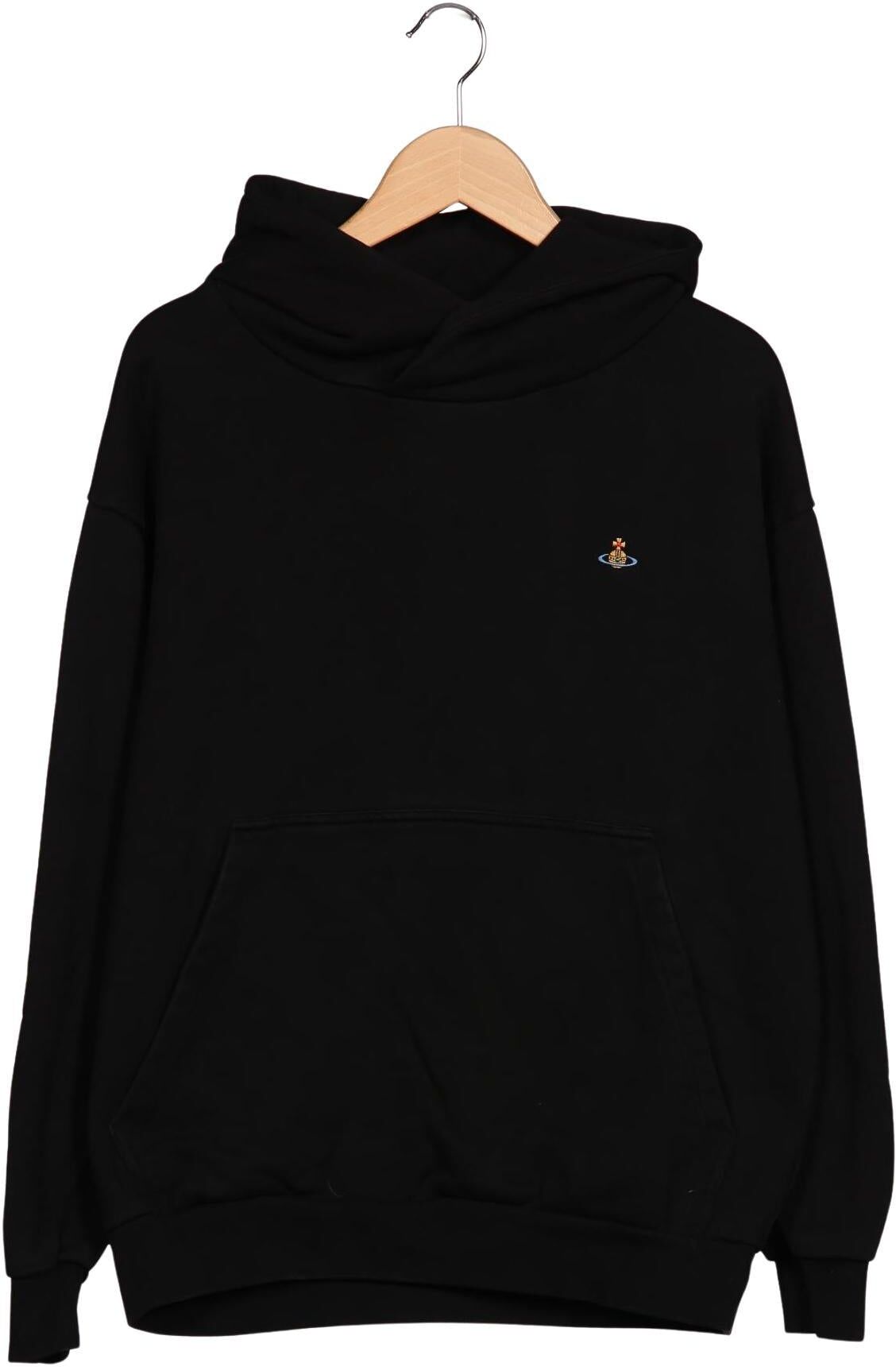 Vivienne Westwood Damen Kapuzenpullover, Schwarz, Gr. M, Baumwolle - Second Hand