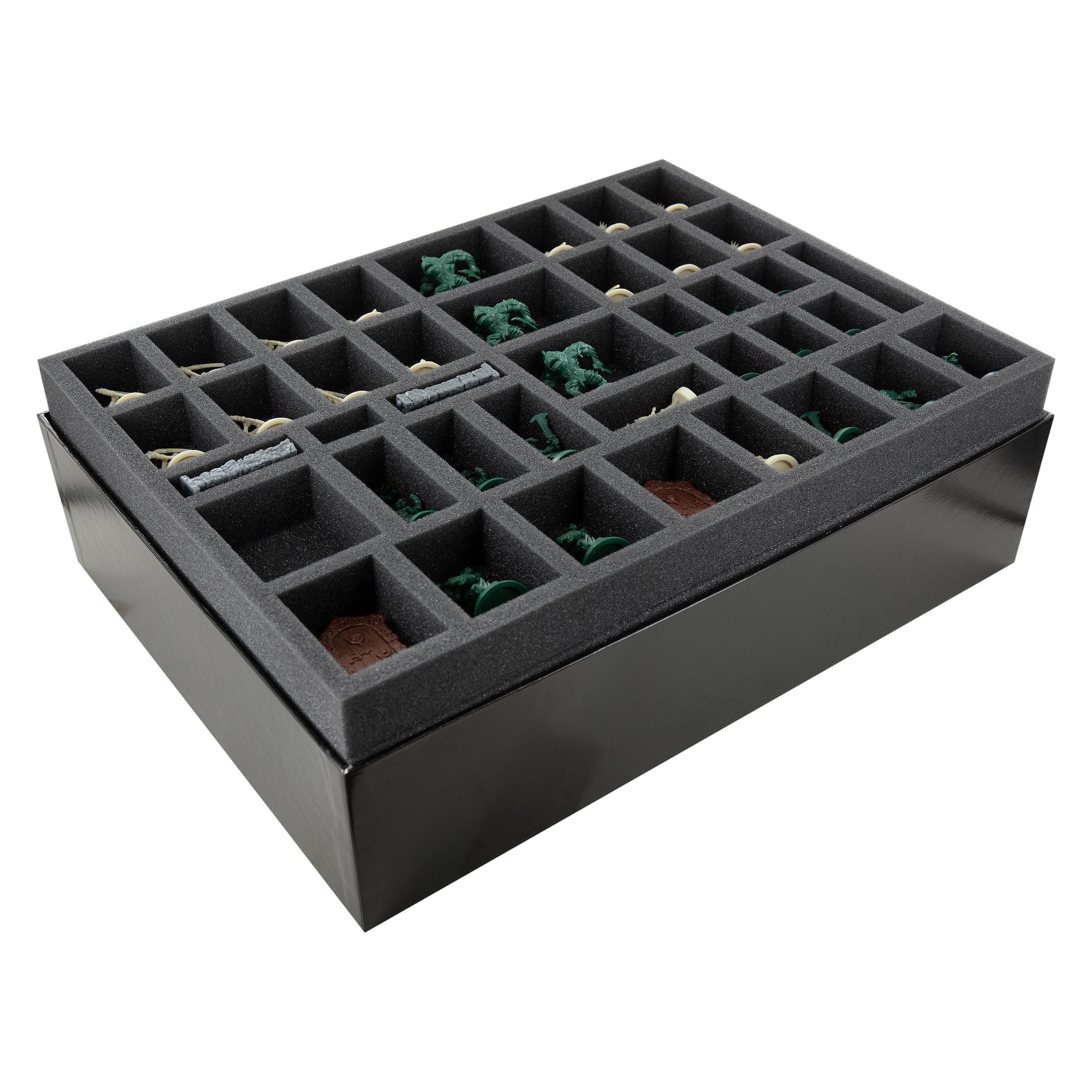 Feldherr HB02SET - Schaumstoff-Set + Tokenhalter für HeroQuest (2021) Grundspiel + Die Bas (Kunststoff, Schaumstoff) (HB02SET)