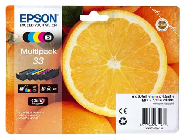 Epson Multipack 33 Claria C13T33374010