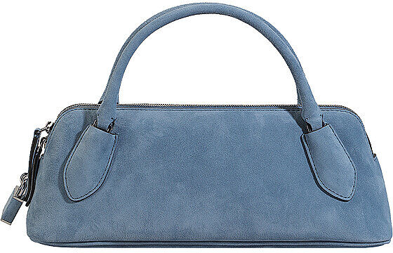 TORY BURCH Ledertasche - Baguette Bag blau EG