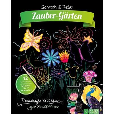 Zauber-Gärten -Traumhafte Kratzbilder zum Entspannen, Taschenbuch von , Naumann & Göbel, 978-3-625-19173-5
