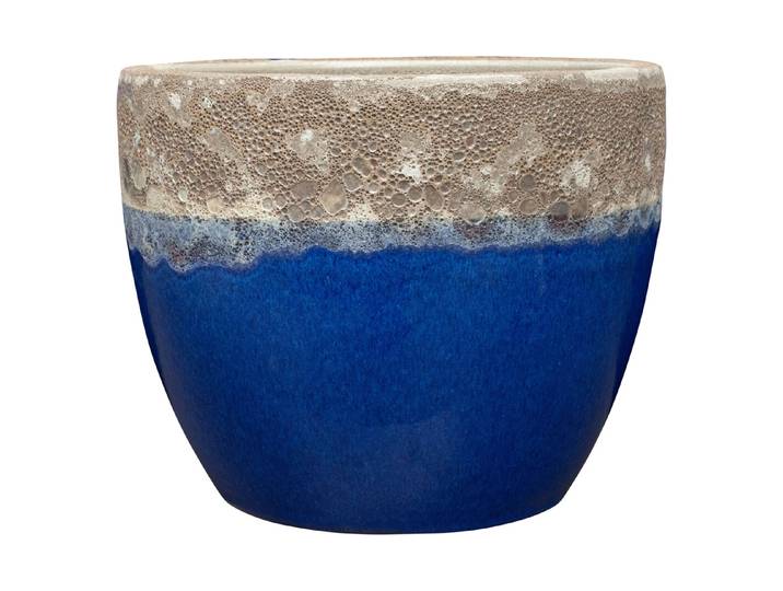 Jardin Royal Pflanztopf Adria Ø 26 x 21 cm Blau