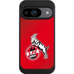 Nivocase Hülle für Google Pixel 9 Handyhülle NIVOcore Case Schwarz 1. FC Köln EffZeh Offizielles (Google Pixel 9), Smartphone Hülle, Schwarz