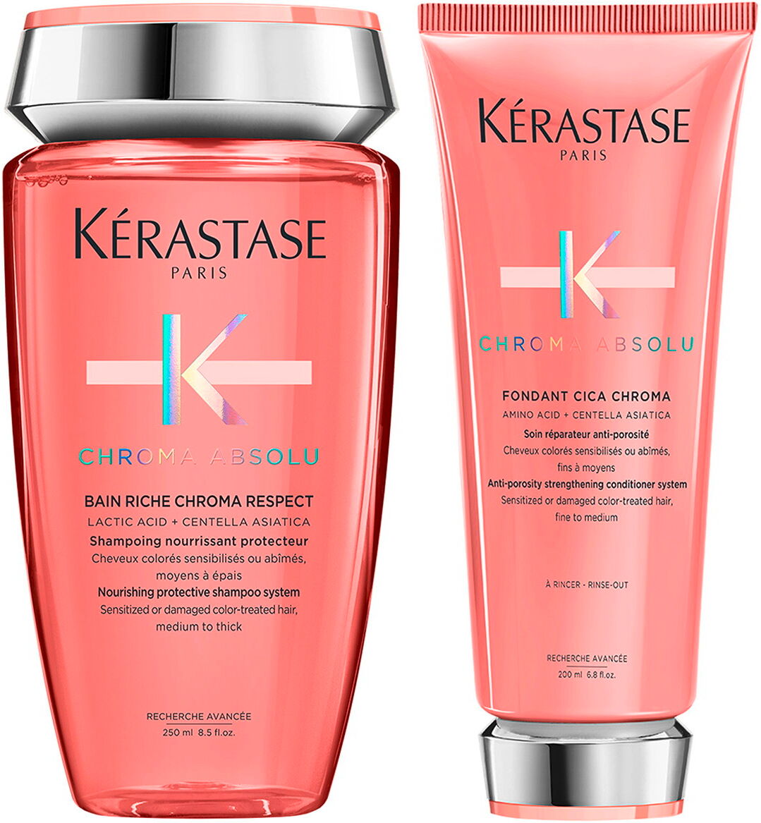 450ml Kérastase Chroma Absolu Pflegeset (Shampoo 250ml + Conditioner 200ml)
