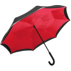 FARE Stockschirm Regenschirm 7715 black/red Ø 109 cm