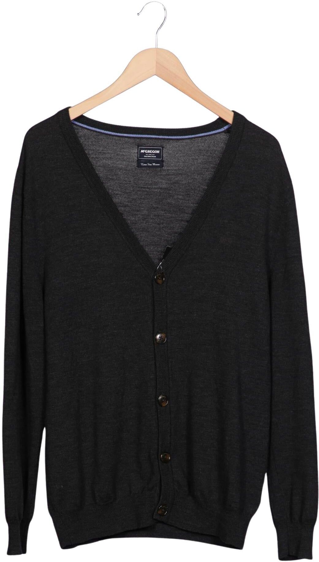 McGregor Herren Strickjacke, Grau, Gr. L, Merino - Second Hand