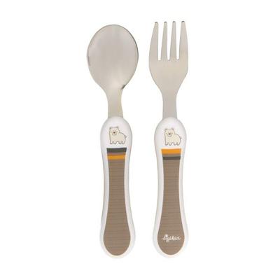 sigikid 25188 - Besteck-Set Bär Honi Boni Vanilla