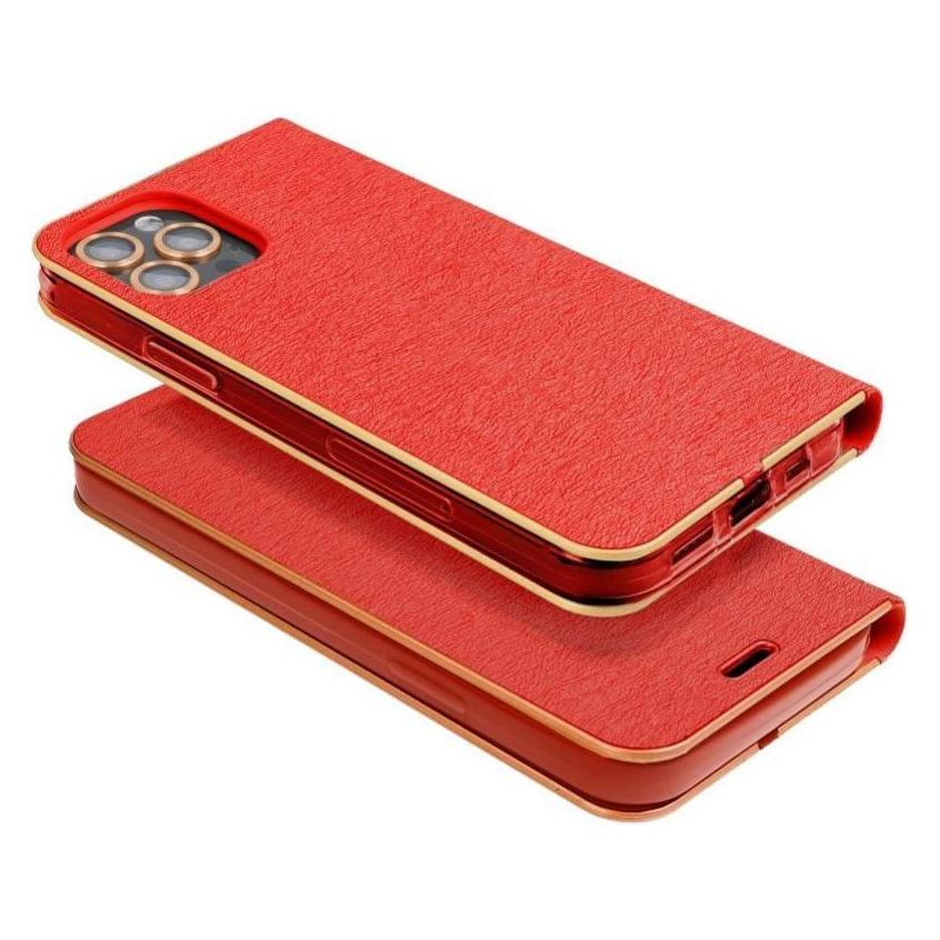 OEM Book case LUNA Book Gold for XIAOMI Redmi 12 4G / 12 5G red (Xiaomi Redmi 12 5G) (52526272)