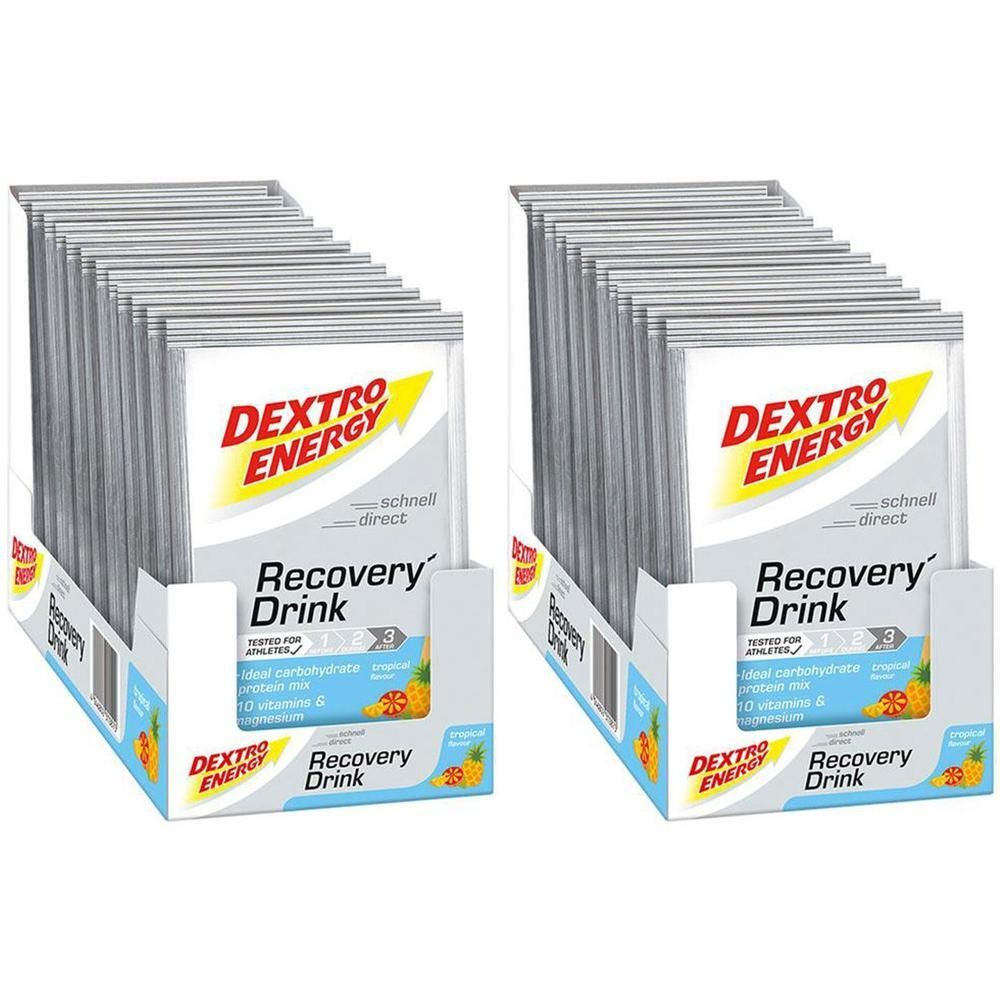 Dextro Energy Recovery Drink, Tropical 2x 2x14x44,5 g Pulver