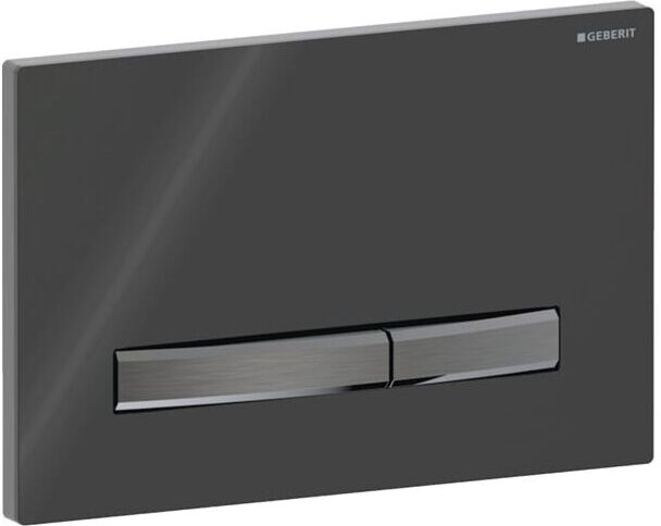 Geberit Sigma 50 Square Betätigungsplatte 115671DW2 für 2-Mengen-Spülung, Zinkdruckguss/Kunststoff