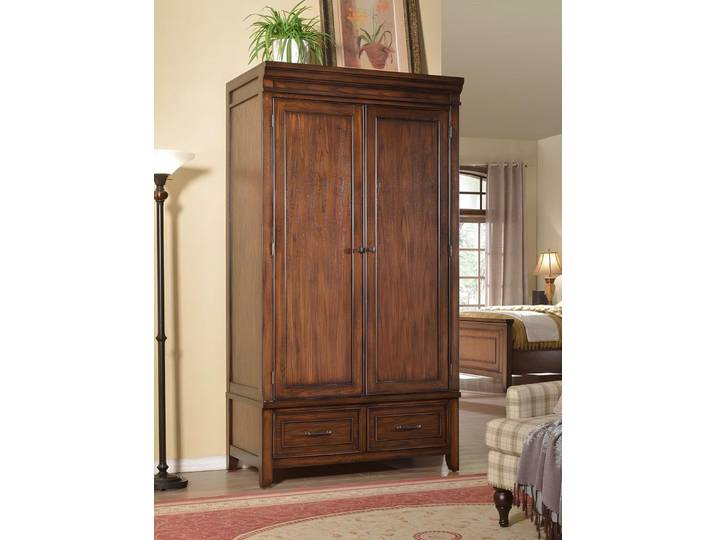 JVmoebel Kleiderschrank Holz Kleiderschrank im Landhausstil mit viel Stauraum (Kleiderschrank) Made in Europa