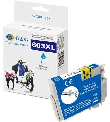 G&G XL-Drukkerpatrone compatibel met Epson 603XL Cyan