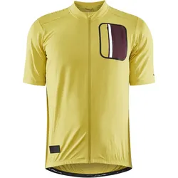 CRAFT ADV Gravel Fahrradtrikot Herren 542435 - cress/burgundy S