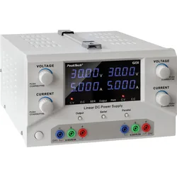 PEAKTECH 6191 - Labornetzgerät, 0 - 30 V, 0 - 5 A, 150 W, 2 Kanäle, linear