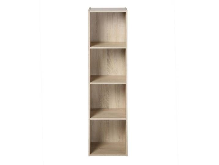 Calicosy Möbel mit 4 Fächern 31,1/29,5/122,5 cm, Eichefarben, 29.5x122.5x31.1 cm, Wohnzimmer, Regale, Bücherregale