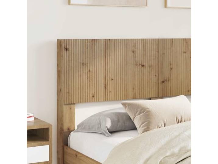 KTHLBRH Boxspringbett 120 x 200 cm Eiche handwerklich Technisches Holz, Lattenrost, integrierte Schubladen, 140 kg Kapazität