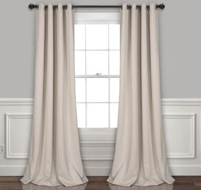 Lush Decor Insulated Grommet Blackout Curtain Panel Pair