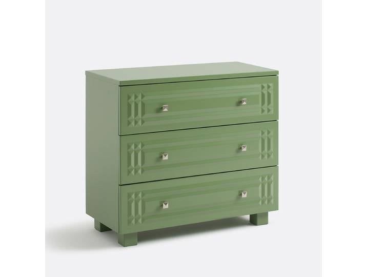 LA REDOUTE Commode 3 tiroirs, Treda Vert Forêt