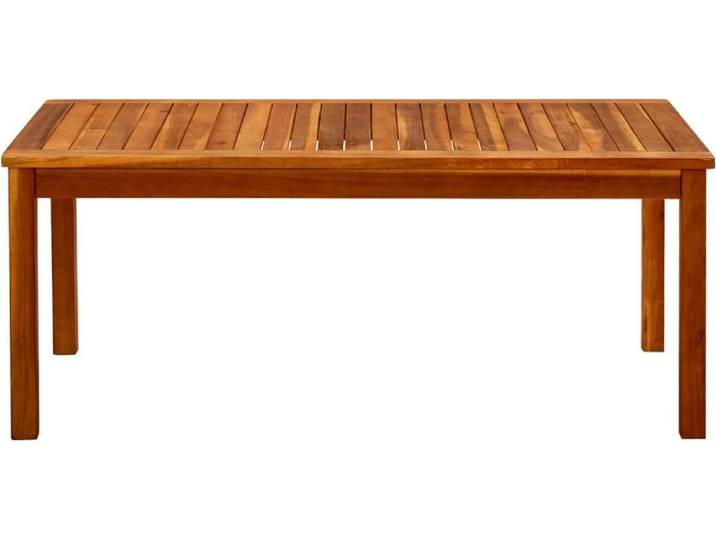 vidaXL Garten-Couchtisch 110x60x45 cm Massivholz Akazie