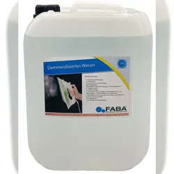 FABA Chemie Demineralisiertes Wasser 10 Liter Kanister
