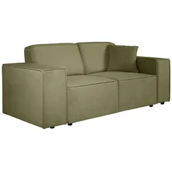 2-SITZER SOFA Pedro ohne Schlaffunktion grün