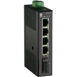 LevelOne IES-0510 (4 Ports), Netzwerk Switch, Schwarz