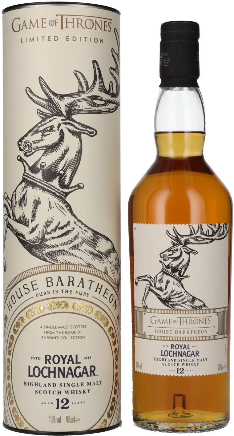 Royal Lochnagar 12 Years Old GAME OF THRONES House Baratheon 40% Vol. 0,7l in Geschenkbox
