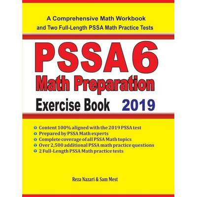 PSSA 6 Math Preparation Exercise Book, Taschenbuch von Reza Nazari,Sam Mest, Effortless Math Education, 978-1-64612-016-1