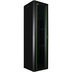 Logon RDL42U68BL Vrijstaande rek 42U 600kg Zwart rack (42 HE, 19 Zoll Rack), Serverschrank, Schwarz