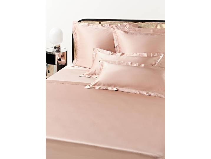 Drap plat en satin Sylvie