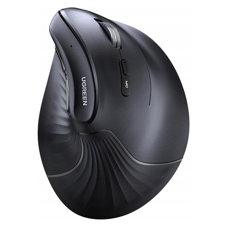Ugreen Mouse Wireless 2.4 GHz & Bluetooth MU008 Black 25444 (Kabellos) (25444)