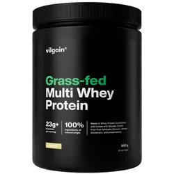 VILGAIN Getränkepulver Grass-Fed Multi Whey Protein Vanille | 900g Do