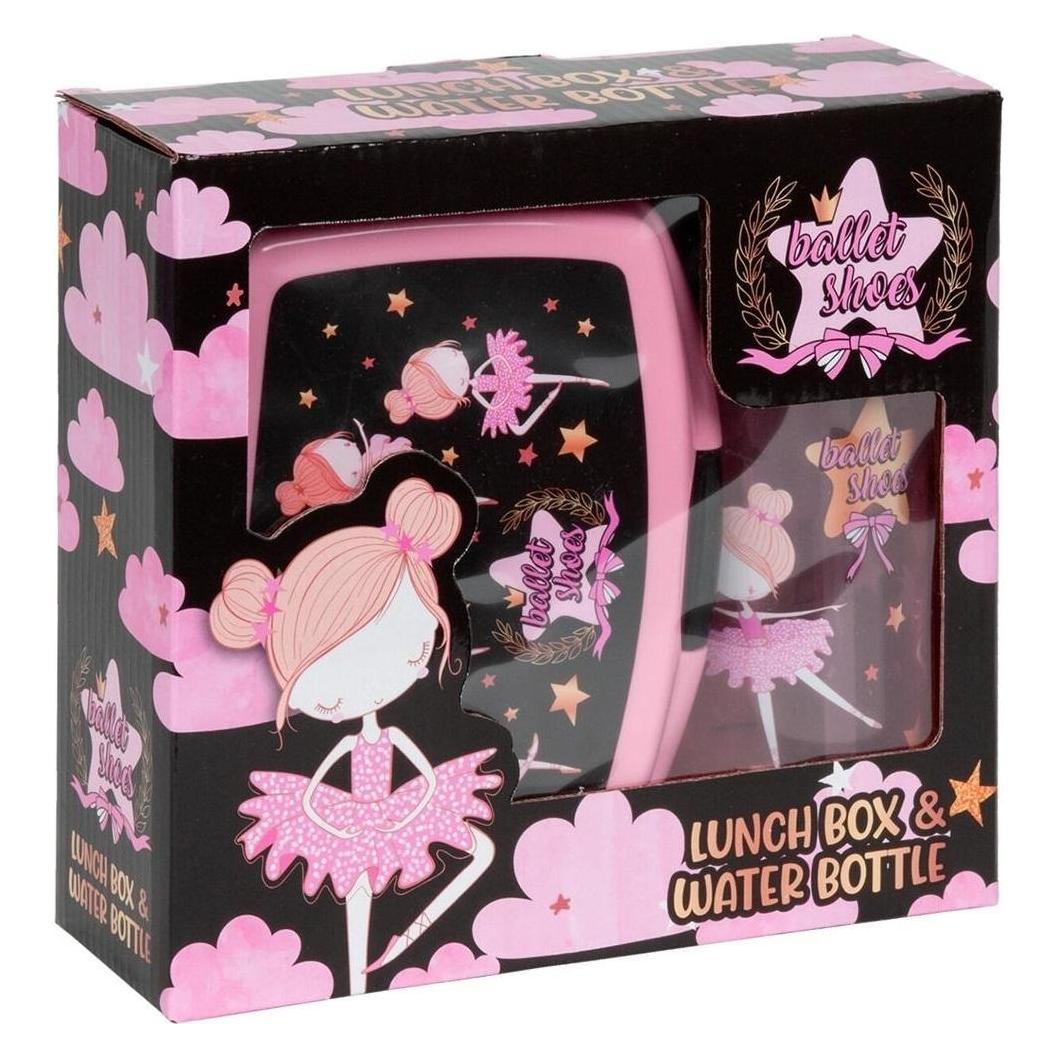 Derform Ein Set aus Lunchbox + Wasserflasche A Ballerina 12 (45052815)