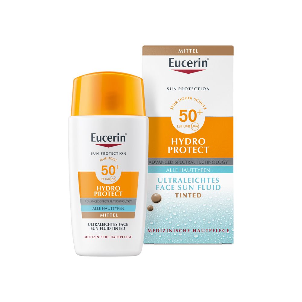 Eucerin Sun Fluid Hydro Protect Face mittel Lsf50+ 50 ml Creme