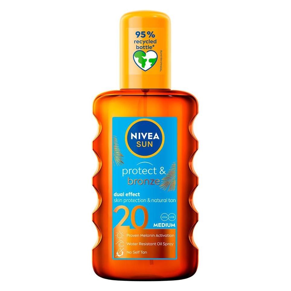 NIVEA Protect & Bronze Oil SPF 20 (SPF 20, 200 ml) (4005900462060)