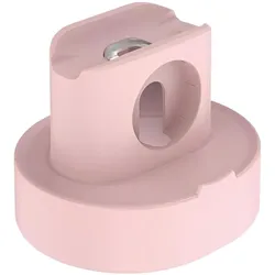 EKO Ladestation für Apple Watch und AirPods / Smartphone 2 in 1 Haltbar aus TPU, Smartwatch Zubehör, Rosa