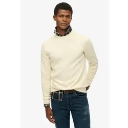 Superdry für Herren. M6110691A Pullover Essentials beige (L), Lässig, Baumwolle