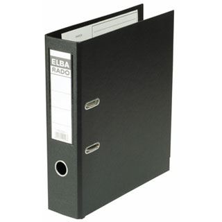 ELBA rado plast Ordner schwarz Kunststoff 8,0 cm DIN A4