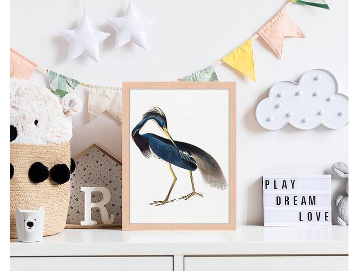 Tableau déco The Bird 33 x 43cm Multicolore