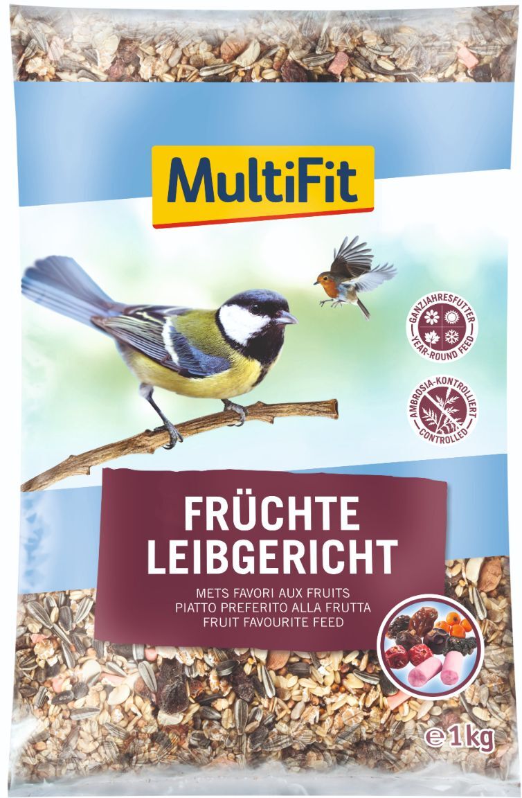 MultiFit Alimento Uccelli Favourite Feed Frutta 1KG