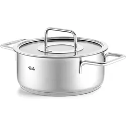 Fissler Bratentopf mGD, Pfanne + Kochtopf, Silber