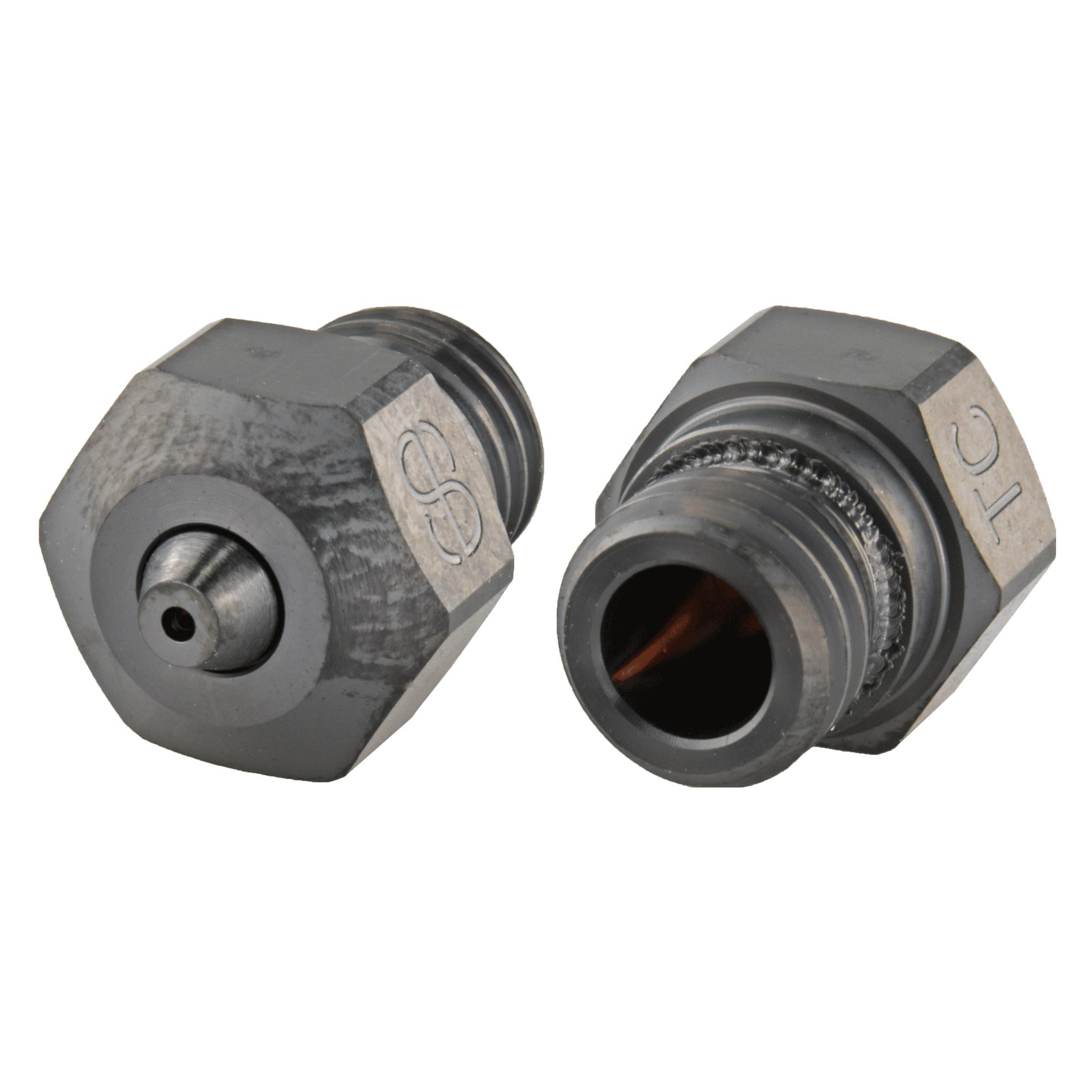 Prima Creator Phaetus x PrimaCreator MK10 Wolframkarbid Nozzle mit PTFE Schlauch 0,8 mm - 1 pcs (Düse) (PC-NSP-08TCx1-MK10)
