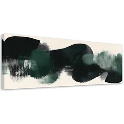 LEINWANDBILD Abstrakt Flecken Minimalismus 120x40cm