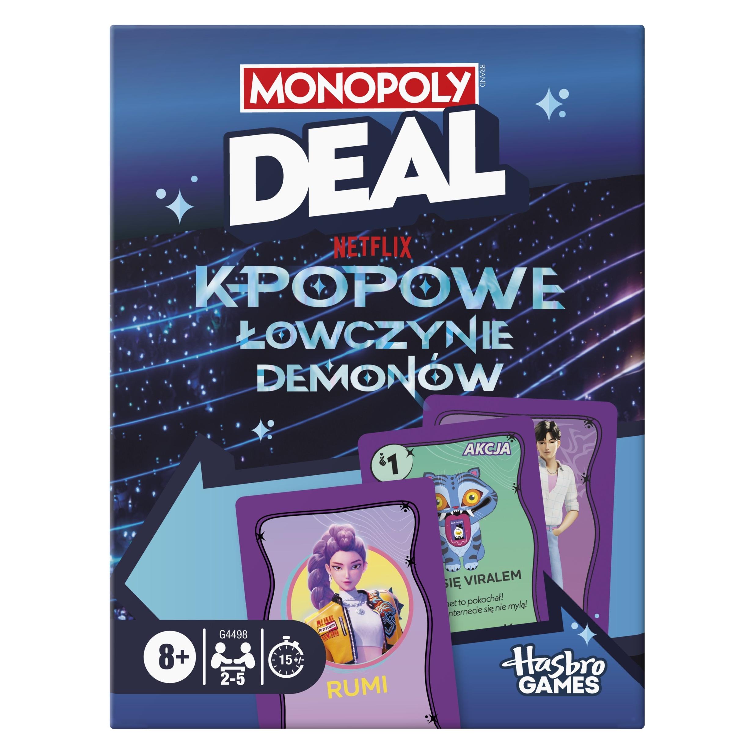 Hasbro Monopoly Deal: K-popowe ³owczynie demonów (Polnisch) (G4498EDJ5)