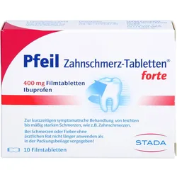 Pfeil Zahnschmerz-Tabletten Forte 10 ST